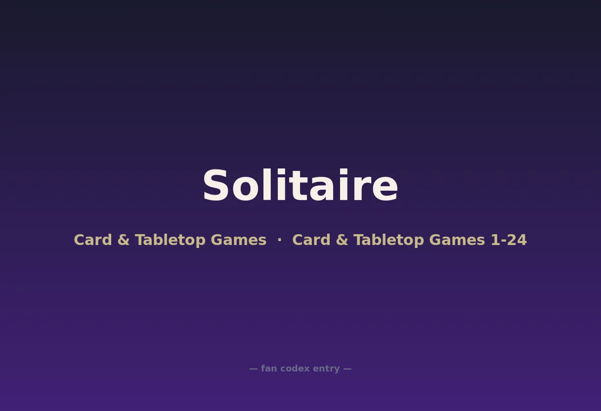 Solitaire