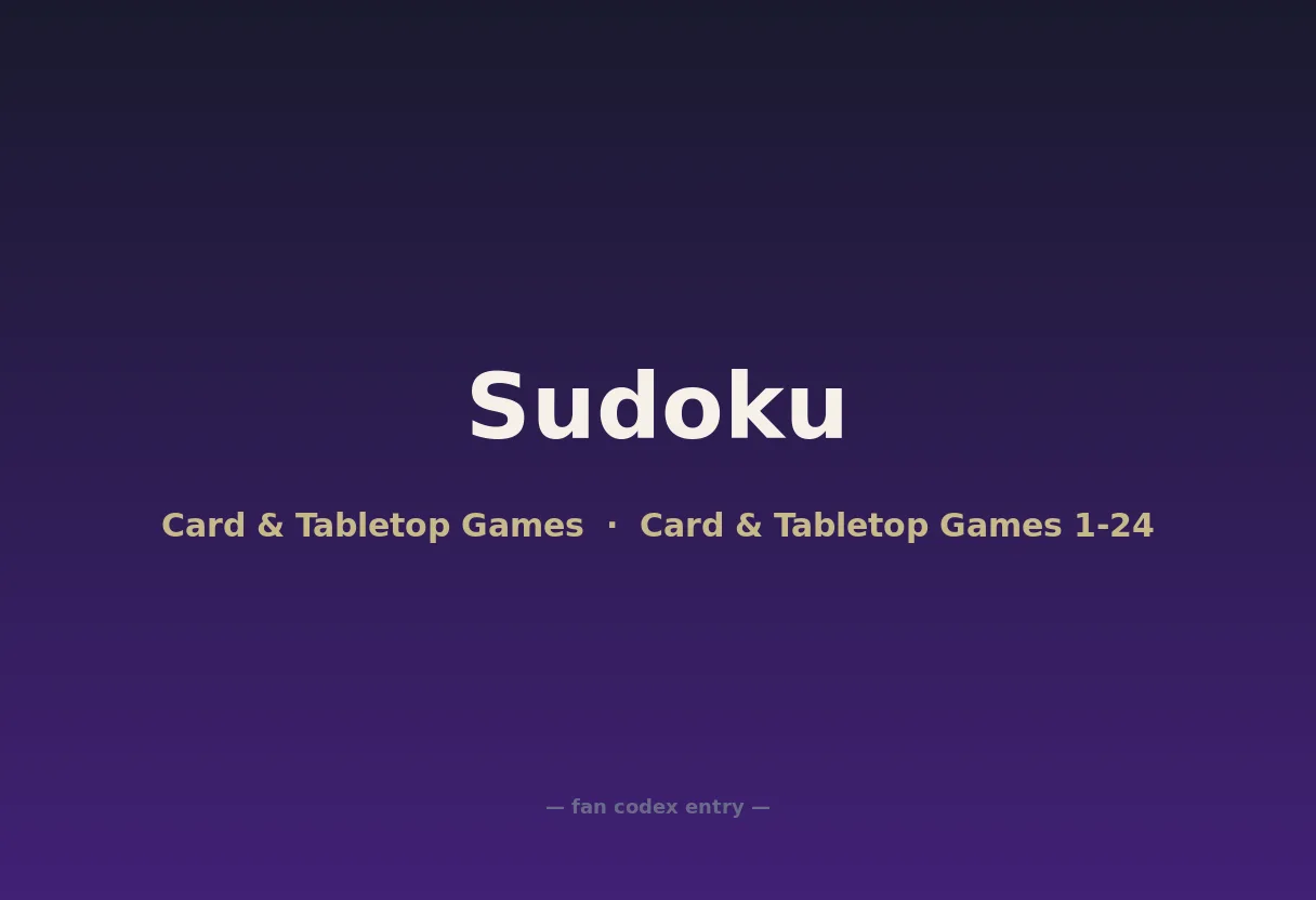 Sudoku