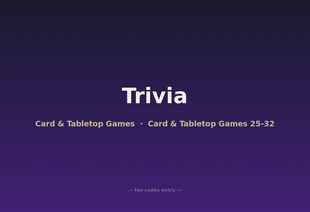 Trivia